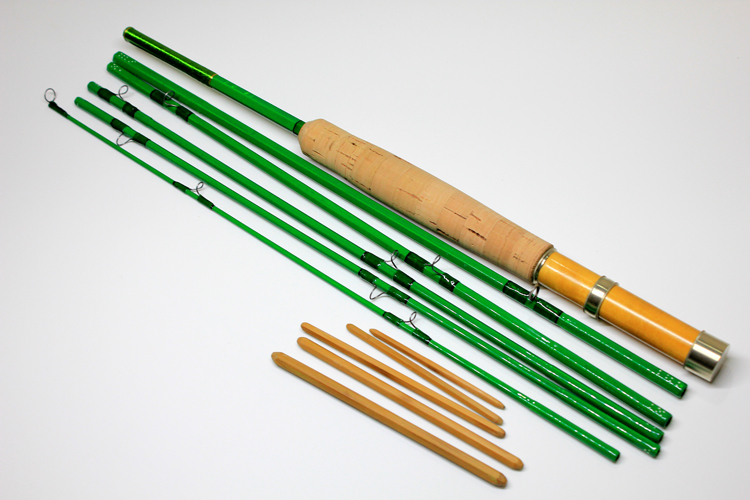 6pcバンブーフェルールで緑色の竹竿を作ってみた/バンブーロッド自作/竹竿/フライフィッシング/FLY FISHING/Green World
