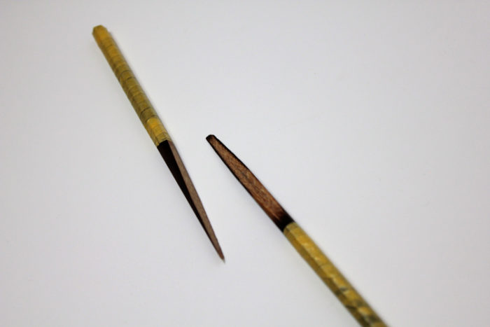 折れたバンブーロッドをスプライスで繋いでみた/Fly Fishing/Bamboo